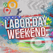 © Balint Radu - Labor day weekend grunge poster background