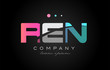 REN r e n three letter logo icon design
