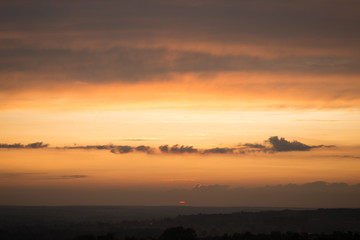 Wall Mural - Sunset sky