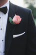 Rose Boutonniere Groom
