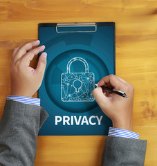 Poster - Privacy Access login PERFORMANCE Identification Password Passcode and Privacy