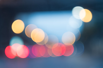 Poster - Blur soft abstract bokeh blur background light.
