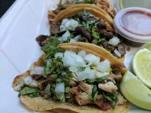 Three Street Tacos - Pollo Asado, Carnitas, Carne Asada