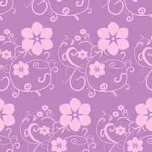 Background With A Pattern Flowers