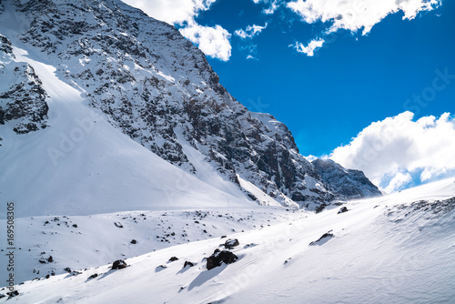 Mountain Sunset Snow Peak View Rocks Beautiful Abstract Background Cliff Mountain Landscape Wallpaper Snow Background Snow Blue Sky Isolated Snow Mountain Sunset Background Wallpaper Panorama Stock Photo Adobe Stock