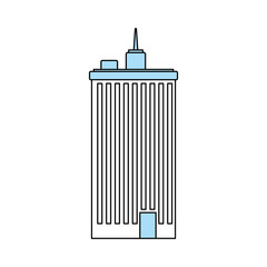 Wall Mural - City building tower icon vector,illustration graphic design