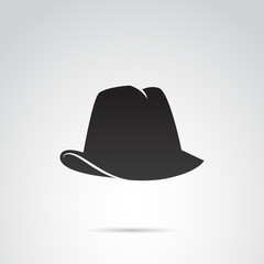 Wall Mural - hat vector icon. retro style.