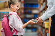 © LIGHTFIELD STUDIOS - teacher giving books to schoolgirl