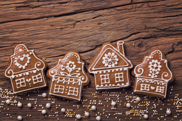 Poster - Gingerbread home cookies