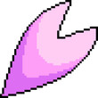 © Saphatthachat - vector pixel art leaf