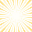 Abstract light Yellow White rays background. Vector