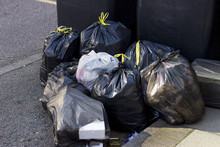 Pile Of Garbage Bags
