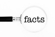 Facts Symbol With Magnifier