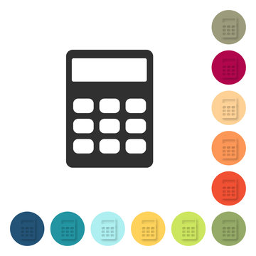 Farbige Buttons - Taschenrechner
