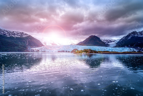 Fotografie, Obraz glacier in Glacier national park in Alaska