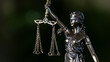 Legal law concept image. The Statue of Justice - lady justice or Iustitia 