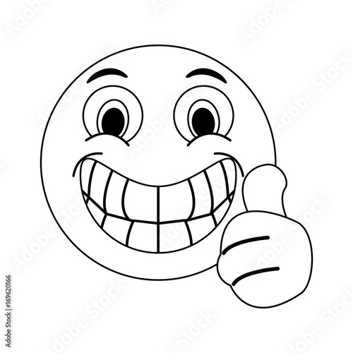 Happy Face Emoji Black And White لم يسبق له مثيل الصور Tier3 Xyz