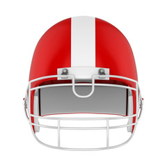 Wall Mural - American Football Helmet Isolated