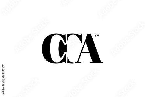 CCA Logo Branding Letter. Vector graphic design. Useful as app icon ...