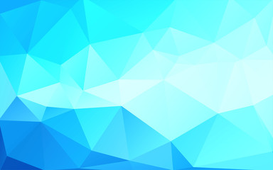 Wall Mural - geometric blue background