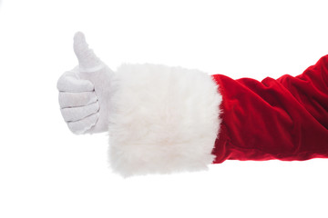 santa showing thumb up