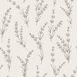 Seamless pattern of lavender flowers on a white background. Pattern with Lavender for fabric swatch. Vector illustration.