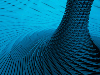 Wall Mural - abstract architecture tunnel stripes background
