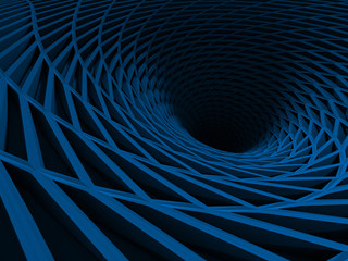 Poster - Abstract Architecture Tunnel Stripes Background