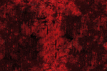 Red grunge background with stains