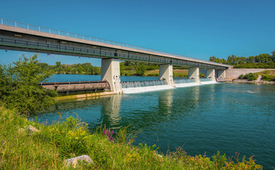 Wehr 2 an der Wiener Donauinsel 