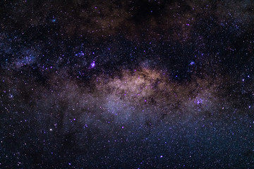 Wall Mural - the austral milky way, with details of its colorful core, outstandingly bright. captured from the so