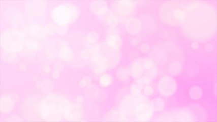 Poster - 4K Pink Abstract background with bokeh lighting element
