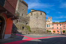Fieschi Castle In Varese Ligure, La Spezia Province, Italy.