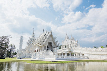 Wat Rong Khun (White Temple) - Art Exhibit In The Style Of A Buddhist Temple In Chiang Rai Province, Thailand