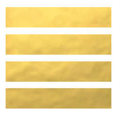 Wall Mural - set of golden foil banners,website headers