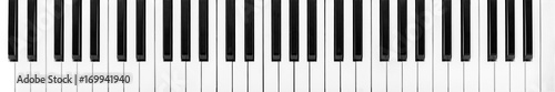 Piano keyboard,electric piano Fototapet