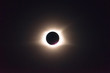 Total solar eclipse seem from Georgia Mountains in 2017