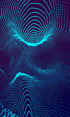 Poster - Abstract blue backdrop