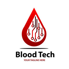 Canvas Print - blood tech