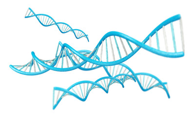 Aufkleber - Modern DNA structure 3D rendering