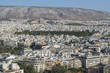 Stadtpanorama von Athen aus der Sicht des Philopappos Monumentes, Griechenland