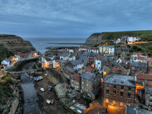 Staithes At Dusk