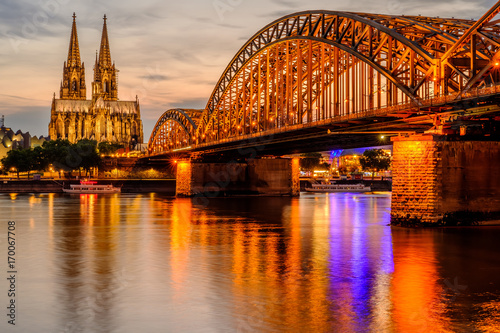 cologne-cathedral-and-hohenzollern-bridge-at-sunset-germany