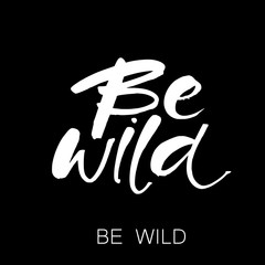 be wild template
