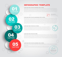 Poster - Progress steps template