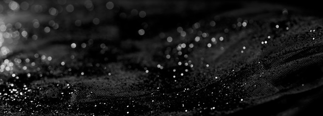 Abstract blur black bokeh background