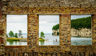 Canvas Print - Fayette State Park in Michigan