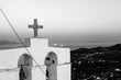 Cross on an island in Greece
