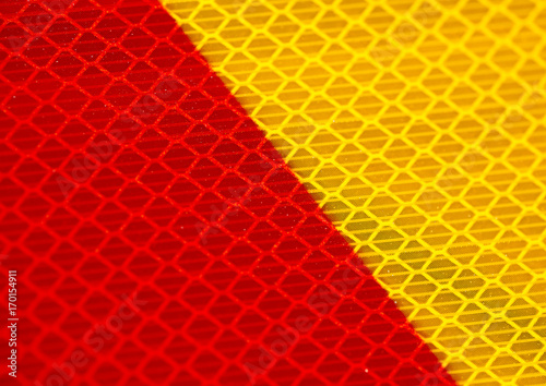 Macro Shot Of A Brand New Traffic Sign Red And Yellow Marks On The Yield Sign Abstract Image Buy This Stock Photo And Explore Similar Images At Adobe Stock Adobe Stock