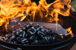 Hot Charcoal Briquettes